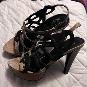 Sexy 5” heels! With PEACE on both shoes.